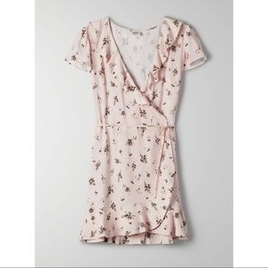 NWT Aritzia Sunday Best ruffle wrap dress
